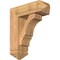 Ekena Millwork Balboa Arts and Crafts Smooth Bracket w/ Offset Brace, Western Red Cedar, 7 1/2"W x 22"D x 26"H BKT0806X22X26BOA03SWR - alternate 1